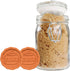 Mrs. Anderson’s Baking Brown Sugar Saver, Cookie Design, Natural Terracotta, Keeps Brown Sugar Softer, Set of 2...