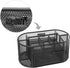 MyGift Metal Wire Mesh Desktop Supplies Organizer Caddy with 8 Compartments and Storage Drawer for Home Office School Dorm (Black))...
