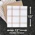 T-Fal Premium Waffle Dish Cloths: Highly Absorbent, Super Soft Long Lasting - 100% Cotton, 12"x13" Flat Waffle Dish Towel for Cleaning & Drying Di...