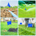 Marking Flags Marker Flags for Lawn 30 Pack, IKAYAS 4 *5 *15 Inch Blue PVC Small Yard Flags Yard Marking Flags Lawn Flags, Garden Flags, Survey Fl...