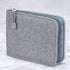 Lanxivi 12 Fountain Pen Case, Rollerball Pen Case Gray Color, Waterproof Canvas Pen Display Holder Organizer Bag......