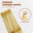 RAM-PRO Accordion Style Wood Expandable Rack Hat, Cap, Belt, Umbrella Coffee Mug Wall wooden Pegs (Set of 2)...