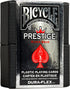 Bicycle Prestige Waterproof Plastic Playing Cards, Red & Blue (Colors May Vary)...