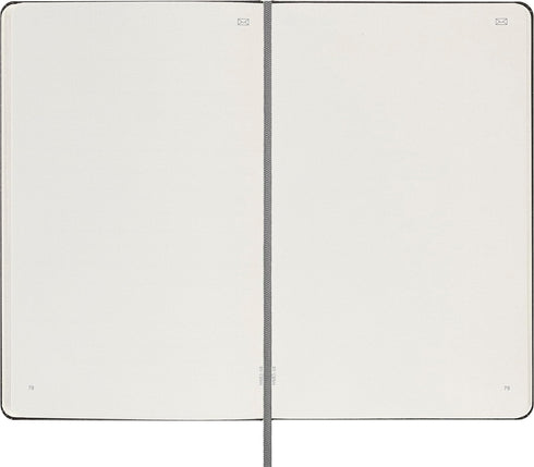 Moleskine Smart Notebook, Large, Plain, Black, Hard Cover (5 x 8.25)...