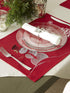 DII Embroidered Holiday Table Décor Collection Christmas Kitchen, Snowman Placemat Set, 13x19, Red, 4 Piece...