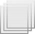 HG Power 3-Pack Mesh Screen for 10 Inch Shutter Exhaust Fan, Fine Metal Filter with Galvanized Edge,10.6"x10.6", Silver...