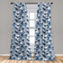 Ambesonne Camouflage Window Curtains, Illustration Abstract Soft Colors Pattern Surreal Shapes Design Art, Lightweight Decor 2-Panel Set with Rod ...