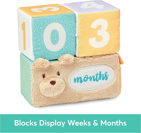 GUND Baby Milestones and Moments Soft Blocks, Plush Photo Prop Sensory Toy Blocks for Babies and Newborns, Multicolor...