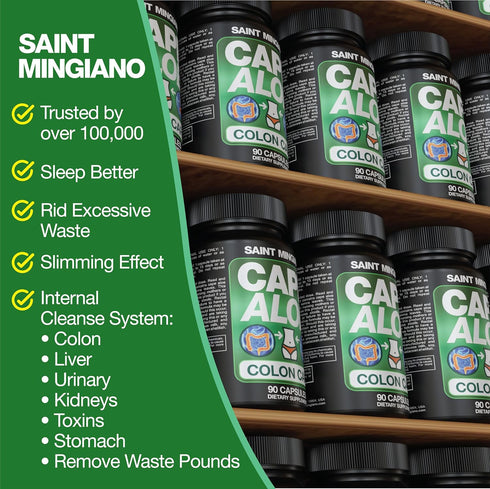 Cape Aloe Colon Cleanse, Detox & Flush - 90 Capsules. Gentle Constipation Relief and Bowel Movement Acting as Natural Herbal Laxative - Supports B...