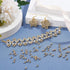 PH PandaHall 300pcs 4mm 14K Gold Plated Beads Mini Round Jewelry Beads Waist Loose Bead Smooth Metal Brass Bead for Friendship Bracelet Bikini Bel...