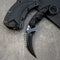 GTK691 Fixed Blade Knife D2 Steel Blade Nylon Fiberglass Handle with Kydex Sheath for Outdoor Camping Hunting Hiking Survival EDC Tool(Black)...