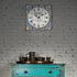 Stonebriar SB-6158A Worn Blue 15" Square White Wall Clock...