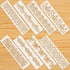 Zonon 8 Pcs Talavera Stencils for Painting Reusable Floral Border Stencils for Wall Edge Template Cake Decorating Drawing for Wood Furniture Wall ...