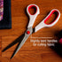 SINGER 00445 8-1/2-Inch, 3-Pack Fabric Scissors with Comfort Grip, Red & White, 3 Count...