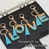 Alphabet Initial Letter Keychain for Women gift To Little Girls Tassel Butterfly Pendant Key Ring for Backpack...