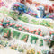 6pcs Decorative Adhesive Tapes botanical landscaping PET Tape Great for Bullet Journal Supplies, Arts, Scrapbook, DIY Crafts, Planners (shanlanzhi...