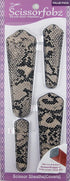 Scissors sheaths by SCISSORFOBZ with ScissorGripper -VALUE PACK-4 sizes- Designer Scissor Covers Holders for embroidery sewing quilting - Quilters...