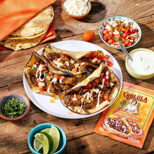 Cholula Chili Garlic Taco Seasoning Mix, 1 oz (Pack of 12)...