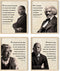 HAUS AND HUES African American Wall Art Black History Posters for Classroom Black History Month Posters & African American Decor, Classroom Decora...
