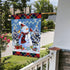 Merry Christmas Cute Snowman Red Parrot Garden Flag House Flag Spring Welcome Garden Flags Double Sided Printed Flags for Patio Lawn Home Outdoor ...