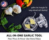 Nextrend Garlic Twister 4th Generation - 3-5 Clove Capacity, Dishwasher-safe, BPA-Free (Clear)...