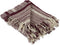 DII Braided Striped Decorative Throw Blanket, 50x60, BlackBerry...