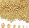 50pcs 14K Gold Beads,Seamless Gold Round Beads,Brass Loose Beads,Spacer Beads That Do Not Fade Easily,Gold Beads for Bracelet Necklace Making (8MM...