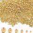 50pcs 14K Gold Beads,Seamless Gold Round Beads,Brass Loose Beads,Spacer Beads That Do Not Fade Easily,Gold Beads for Bracelet Necklace Making (8MM...