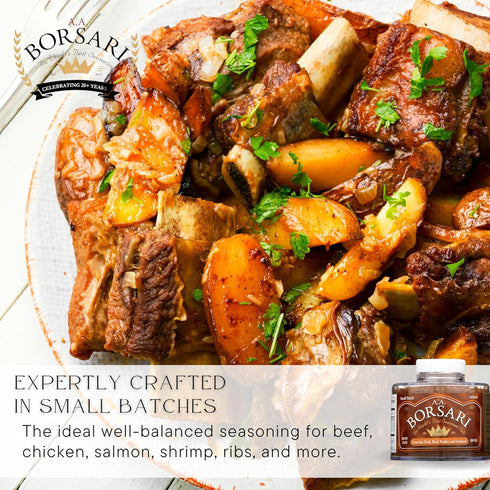Borsari Coffee Rub Seasoning 2-Shaker Gift Set - Gourmet Rib Rub Seasoning and Dry Rub - Coffee Rub Seasoning with Cocoa - All Natural Coffee Rub ...