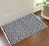 Ramanta Home 100% Cotton Diamond Rug 21x34 Hand Woven Reversible Washable Rug - Black,Farmhouse Bathroom Rugs,Entry Rugs,Rugs for Living Room, Kit...