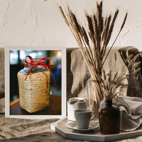 Posterizer 1 pcs-jar full of sweet reasons you love someone-Cute Valentine's poster-Romantic Art-Holiday Poster -Gift for Couples boyfriend girlfr...