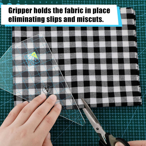 Quilting Template Set Acrylic Cutting Templates for Quilting Sewing Machine Ruler DIY Hand Patchwork Quilt Templates Ruler for Cut Mats 9 x 9 Inch...