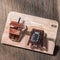 Doraking 2PCS Coffee Acrylic Paper Photo Clip Holder, Chip Bag Binder Sealing Clips for Food Packages, Office Supply...