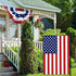 USA Garden Flag Small American Patriotic Garden Flags for Outside 12x18 Double Sided 3Ply Polyester 4th of July Garden Flag Memorial Day Flag Outd...