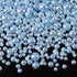 PAGOW 2200Pcs ABS Half Round Pearl Mix Size Blue Resin Faux Shiny Pearls for DIY Crafts Decoration...