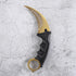 Karambit Knife Trainer No Offensive Karambit Trainer Stainless Steel Without Cutting Edge Practice Training Knife with Sheath for Beginner 100% Sa...