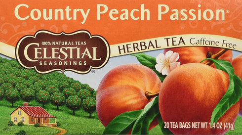 Celestial Seasonings Herbal Tea,Country Peach Passion, (2 Pack)...