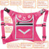 Pink Running Mini Backpack Vest for Men & Women - Reflective w/360°Hi-Viz, Holds Accessories, any iPhone, Android, iPad mini - Lightweight Adjusta...