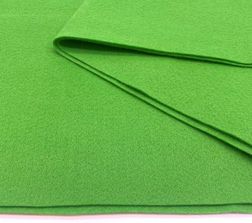 Craft Felt Fabric by The Yard - 72" Wide & 1.6mm Thick Acrylic Felt - Soft and Durable Apple Green Felt Fabric for DIY Arts & Crafts, Decorations ...