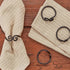 Park Designs Iron Knotted Napkin Ring Set of 4...