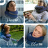BCOZZY Travel Neck Pillow for Airplane– Patented Double Support for Head, Neck, and Chin. Best for Long Flights, Plane Sleeping, and Car Rides. Ad...