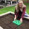 Seeding Square - Seed Spacer Tool for Maximum Harvest, Organized Plants & Less Weeds - Square Foot Garden includes Color Coded Templates, Magnetic...