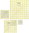 Omnigrid Square Value Pack (2-1/2", 4-1/2", 6-1/2", 9-1/2") Quilting Ruler, 2.5”, 4.5”, 6.5” and 9.5”, Clear, 4 Pack, (R2595S)...