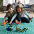 STEM.org Dinosaur Painting Kit for Kids with Dino Trivia-Dinosaur Crafts for Kids Ages 3-5 + w/ 2T-Rex Dinosaur Set - Screen Free, Educational Din...