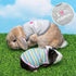 Guinea Pig Clothes - 2 Pack Cute Small Animal Vest Clothes for Rat Rabbit Chinchila ferret Kitten Chihuahua MiniDogs - Soft Breathable T-Shirt Pet...