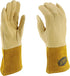 IRONCAT 6021 Pigskin MIG Welding Gloves – Medium, Insulated Top Grain Work Safety Gear, Straight Thumb, Kevlar Construction, Natural...