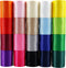2 Inch Wide Solid Color Double Sided Polyester Satin Ribbon 20 Colors X 2 Yard Each Total 40 Yds Per Package...