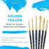 Princeton Real Value, Series 9100, Paint Brush Sets for Acrylic, Oil & Watercolor Painting, Syn-Gold Taklon (Rnd 1, 3, 5, Shader 2, 4, 6)...