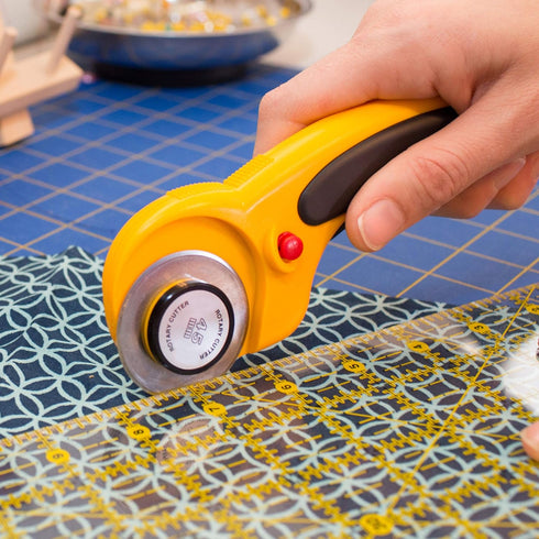 Premier Blades 45mm Rotary Cutter Blades - (15 Pack) Fits Fiskars, Olfa, Martelli Blades and More - Studio Fabric Cutter Wheel for Fabric & Paper...