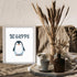 Posterizer 1 pcs-Be happy-cute penguin quote-Kids Room Art-Motivational & Inspirational Art-Gift for Daughter, Son, Kids-decor for nursery toddler...
